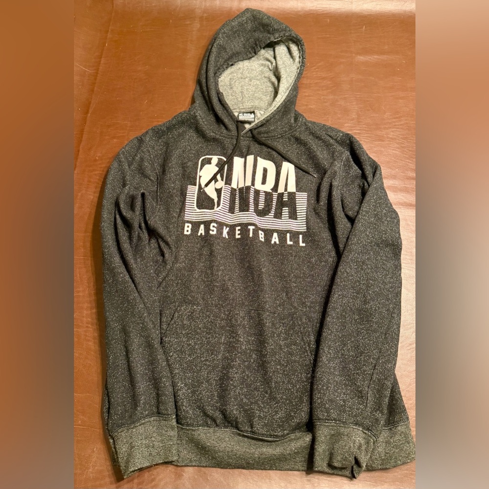 NBA Charcoal Gray Basketball Hoodie